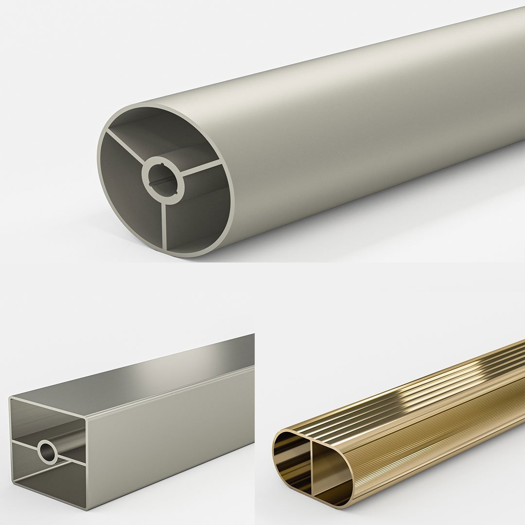 Hanger, Shelf, Led, and Mf Handle Profiles